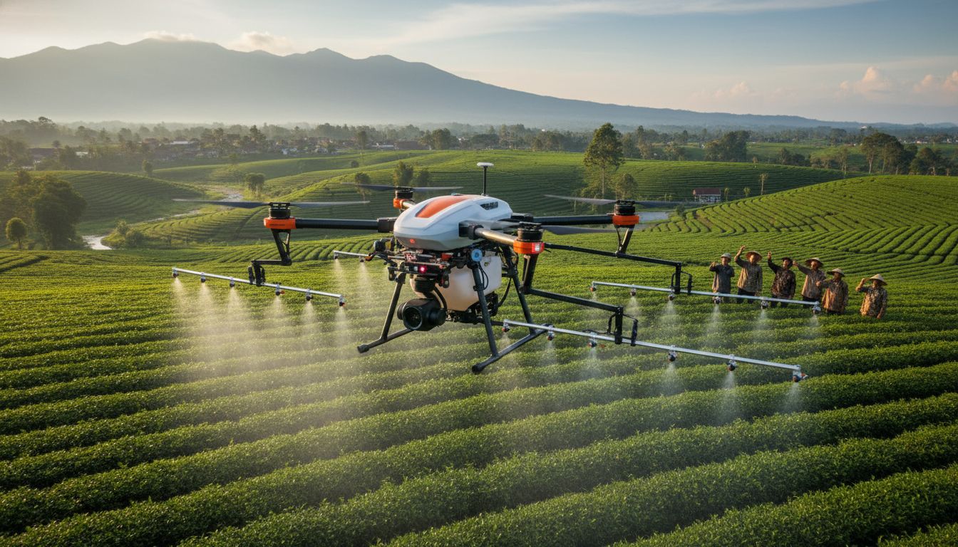 Drone dan Robotika: Transformasi Pertanian Presisi di Indonesia